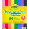 Crayola® Construction Paper, 9" x 12", Assorted Colors, Pack Of 96 Sheets