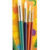 Crayola® 4-Count Round Brush Set, Assorted Colors