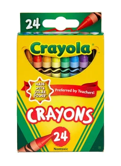 Crayola® Crayons, Assorted Colors, Pack Of 24 Crayons