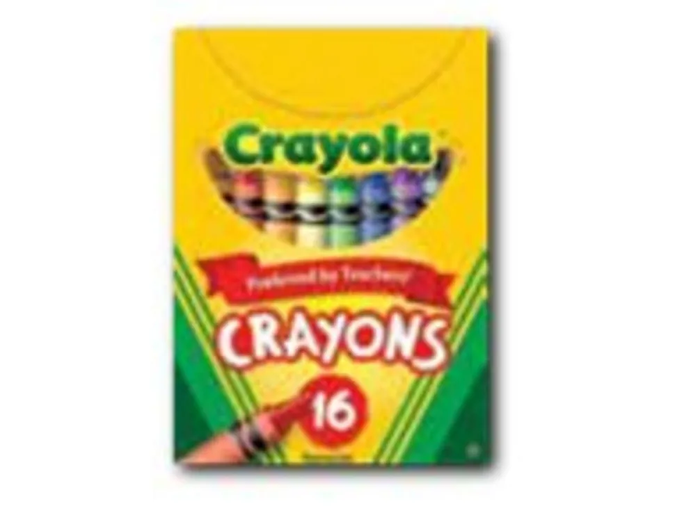 Crayola® Crayons, Peg Box, Assorted Colors, Box Of 16 Crayons