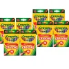 Crayola Crayons, Regular Size, Assorted Colors, 16 Crayons Per Box, Set Of 8 Boxes