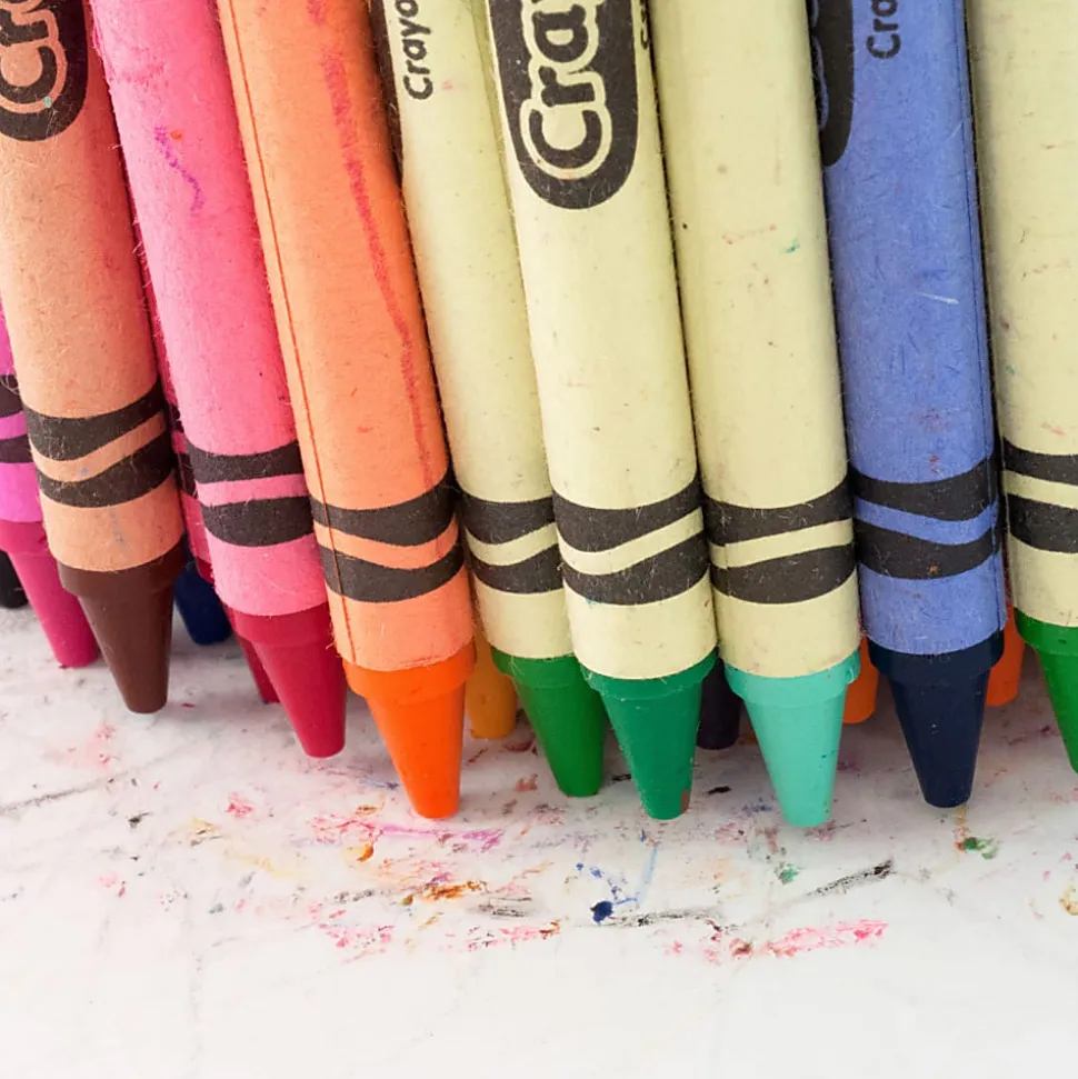 Crayola Crayons, Regular Size, Assorted Colors, 24 Crayons Per Box, Set Of 12 Boxes