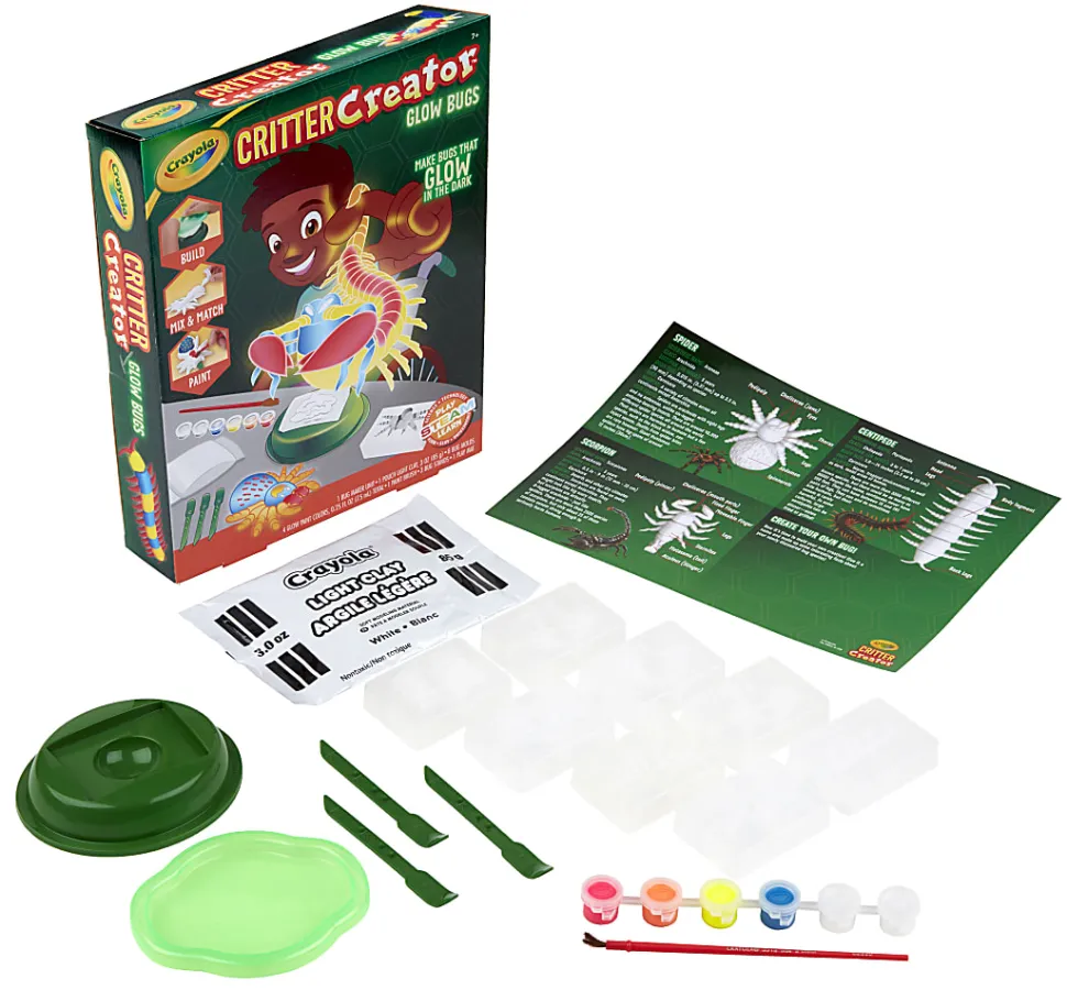 Crayola® Critter Creator Glow Bugs Set, Set Of 20 Pieces