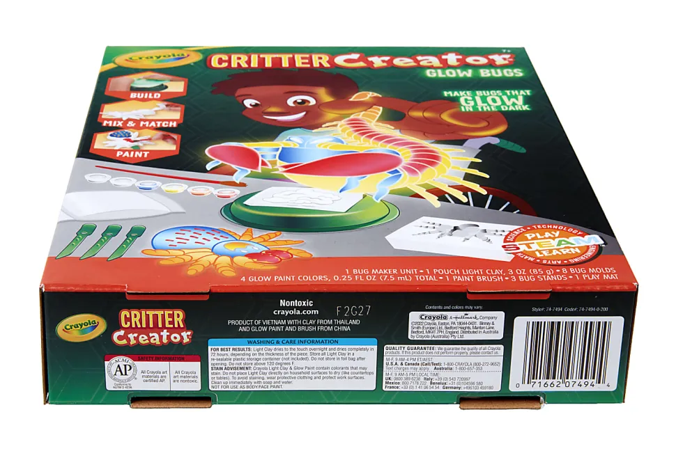 Crayola® Critter Creator Glow Bugs Set, Set Of 20 Pieces