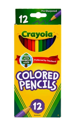 Crayola 12ct Colored Pencils, Back to School Supplies, Classroom Must Haves