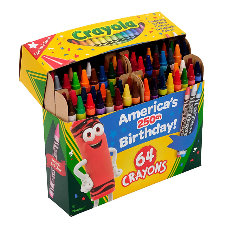 Crayola 64 ct. Crayons - America's 250th Birthday Special Edition