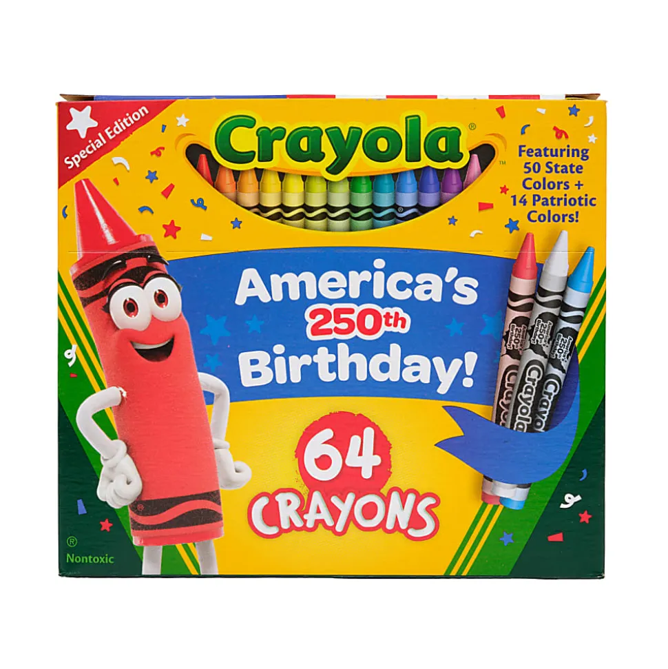 Crayola 64 ct. Crayons - America's 250th Birthday Special Edition