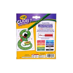 Crayola 12 Ct & 24 Refills CLICKS Mechanical Colored Pencils