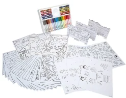 Crayola® Dinosaur 5-in-1 Creativity Kit, Kit Of 60 Pieces