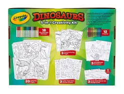 Crayola® Dinosaur 5-in-1 Creativity Kit, Kit Of 60 Pieces