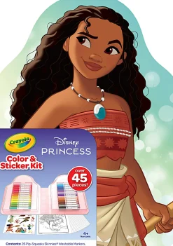 Crayola Disney Princess Color & Activity Set, 20  Princess Coloring & Stickers - 040769