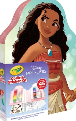 Crayola Disney Princess Color & Activity Set, 20  Princess Coloring & Stickers - 040769