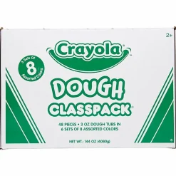 Crayola® Dough Classpack Canisters, Assorted Colors, Pack Of 48 Canisters