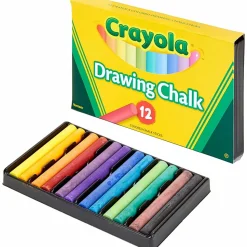 Crayola® Drawing Chalk, Assorted Colors, Box Of 12