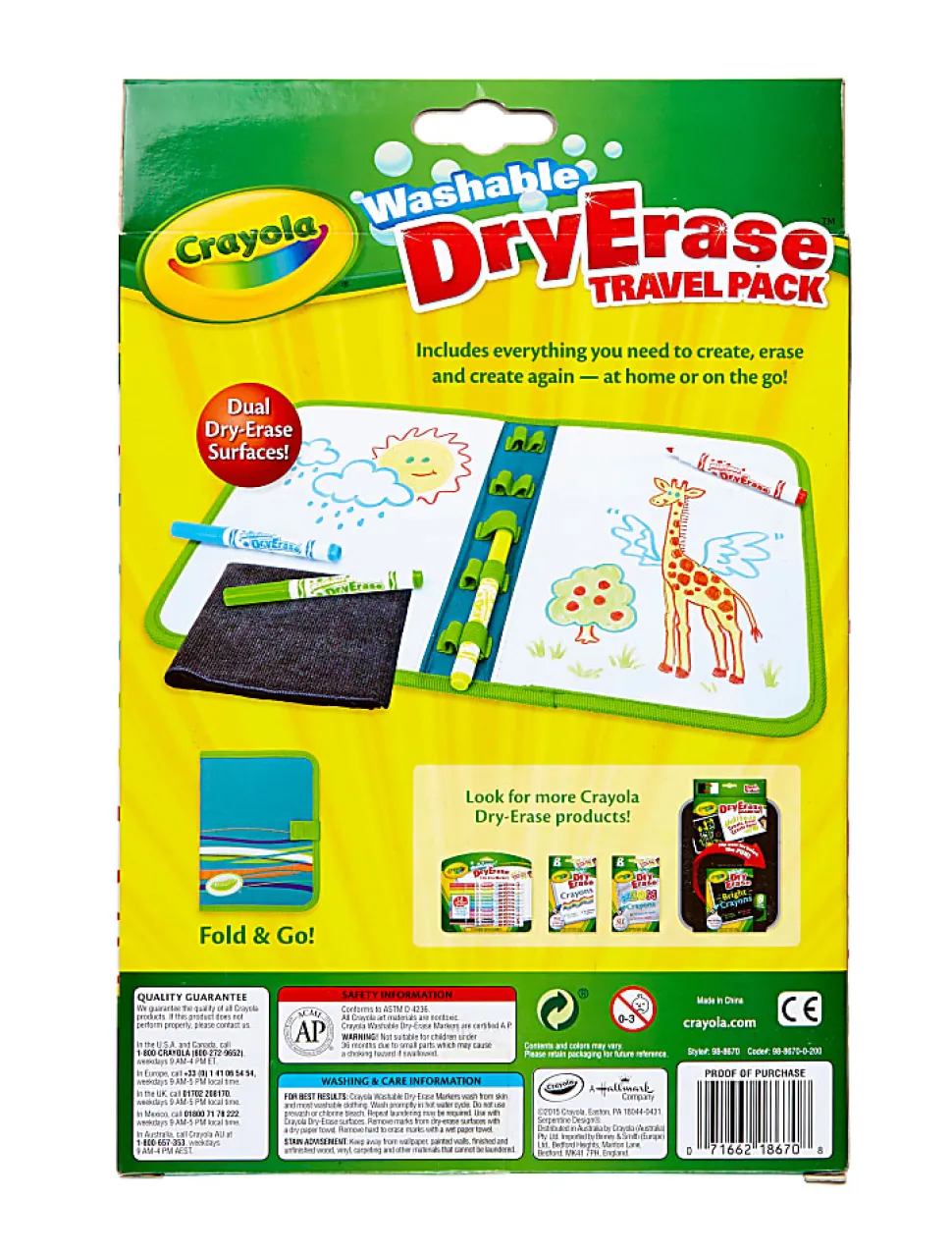 Crayola® Dry-Erase Travel Pack
