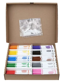 Crayola® Fine Line Markers, Assorted Classic Classpack®, Box Of 200