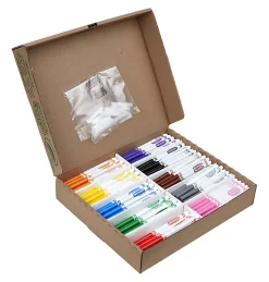 Crayola® Fine Line Markers, Assorted Classic Classpack®, Box Of 200