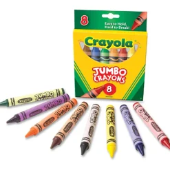 Crayola® Jumbo Crayons, Assorted Colors, Box Of 8 Crayons