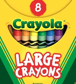 Crayola® Large Crayon Set, Assorted Colors, Box Of 8