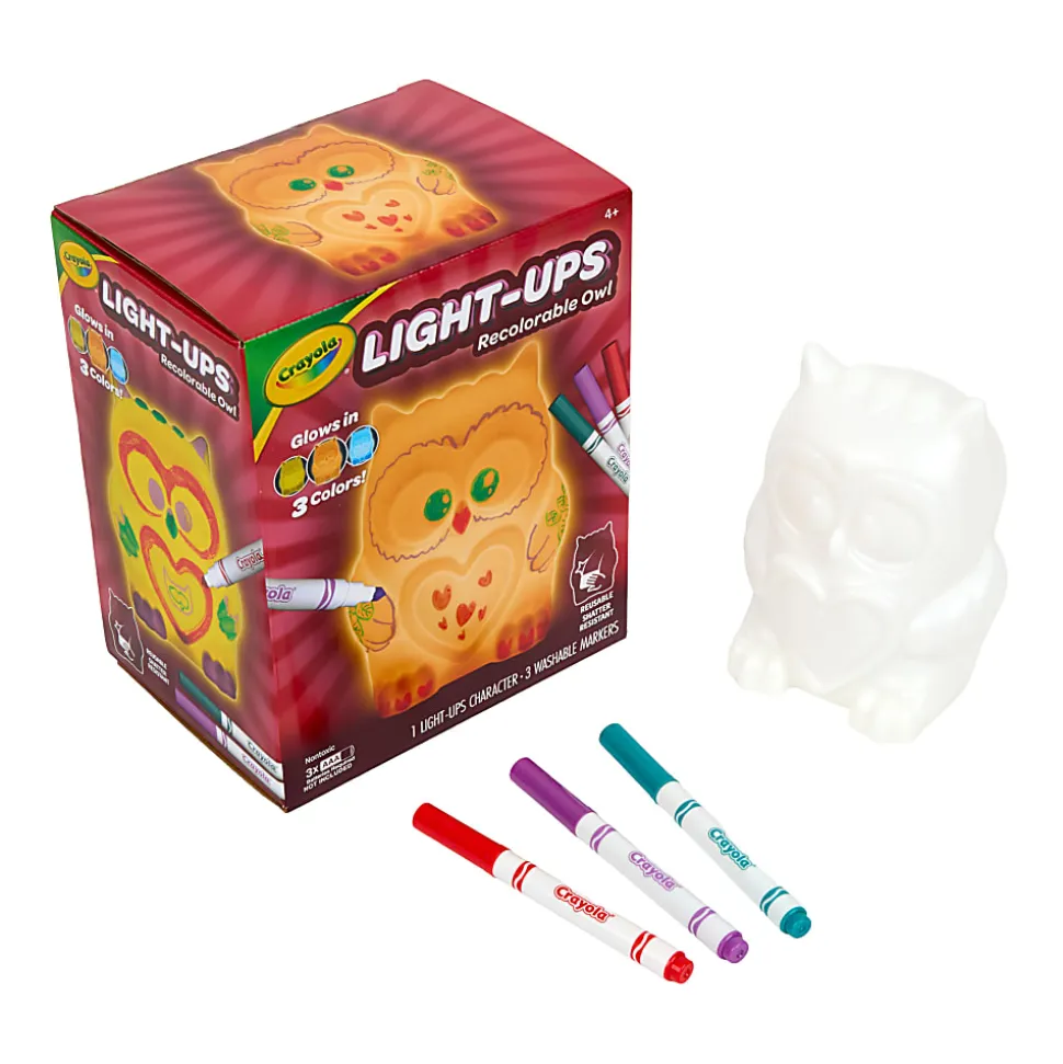Crayola Light-Ups Recolorable Owl