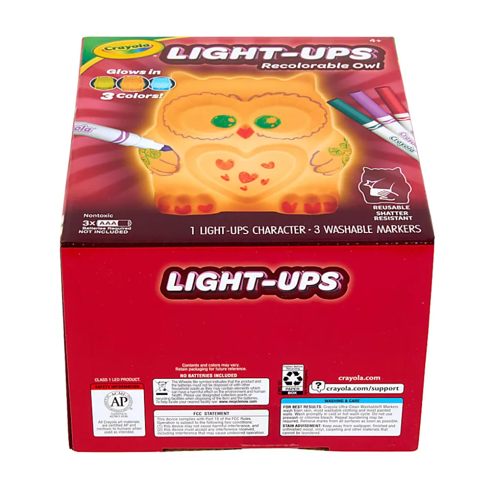 Crayola Light-Ups Recolorable Owl