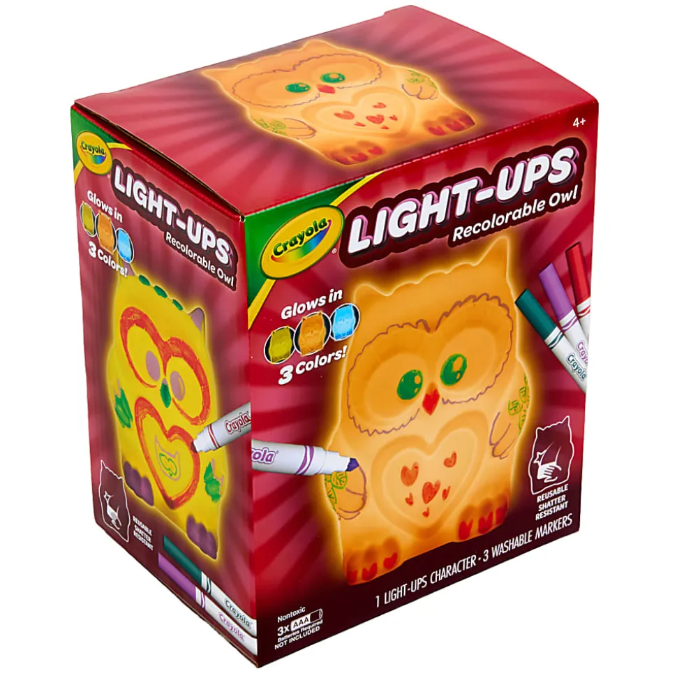 Crayola Light-Ups Recolorable Owl