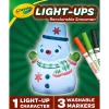 Crayola Light-Ups - Snowman, Reusable Coloring Toy, Glow in The Dark