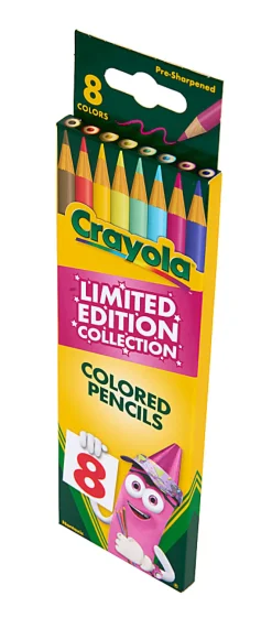 Crayola Limited Edition Colors Colored Pencils, 8 Ct, School Supplies, Coloring Supplies, Gifts for Kids Ages 5+