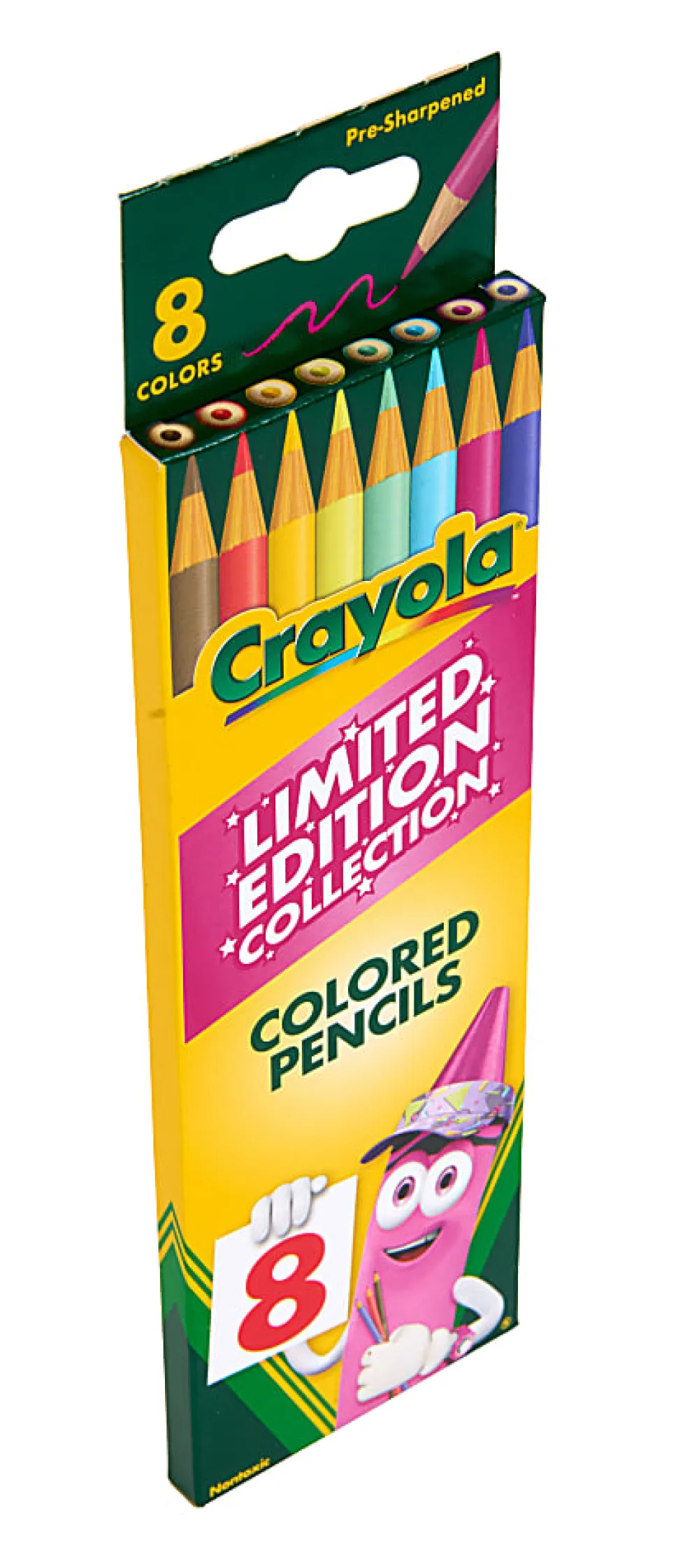 Crayola Limited Edition Colors Colored Pencils, 8 Ct, School Supplies, Coloring Supplies, Gifts for Kids Ages 5+