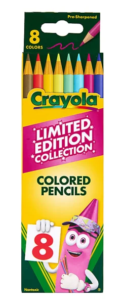 Crayola Limited Edition Colors Colored Pencils, 8 Ct, School Supplies, Coloring Supplies, Gifts for Kids Ages 5+