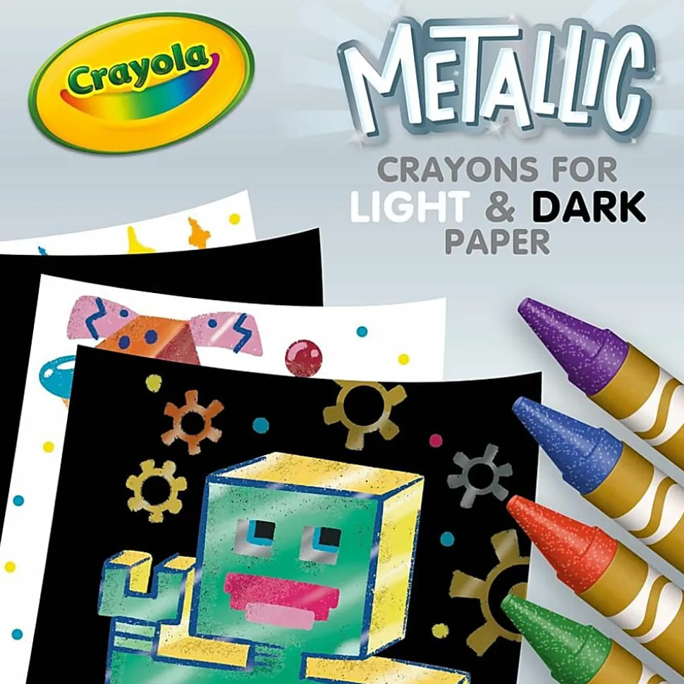 Crayola® Metallic Crayons, Pack Of 24 Crayons