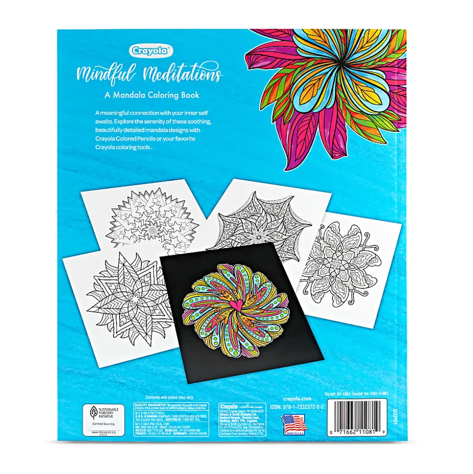 Crayola Mindful Meditations Coloring Book
