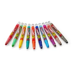 Crayola Mini Twistables Crayons, Mini Size, Assorted Colors, 10 Crayons Per Pack, Set Of 12 Packs