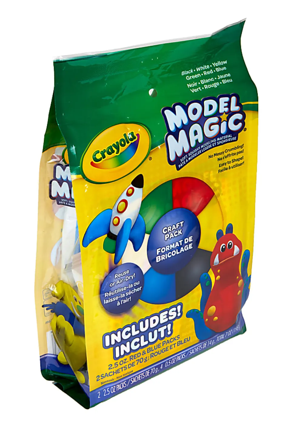 Crayola Model Magic Custom Variety Modeling Compounds, Assorted Colors, Pack Of 12 Compounds