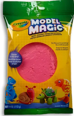 Crayola® Model Magic Modeling Clay, Raspberry Pink, 4 Oz Bag
