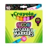 Crayola Neon Marker Set (10ct), Art Markers for Kids, 7 Glow in the Dark Marker Colors, Broad Line, Gift for Kids, Ages 3+