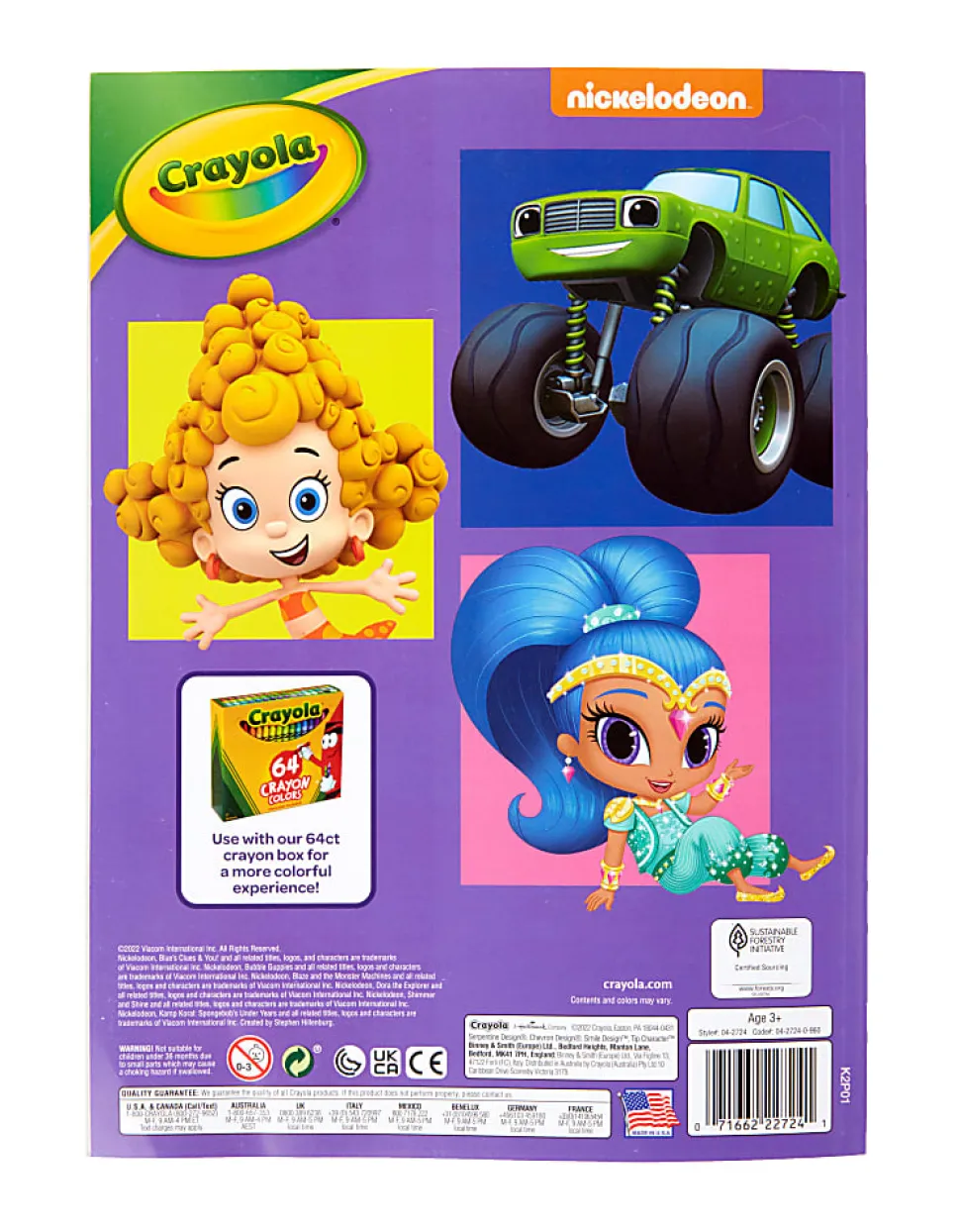Crayola® Nick Jr 288-Page Coloring Book