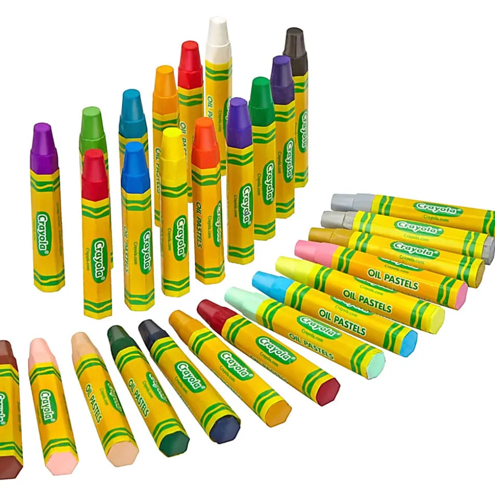 Crayola® Oil Pastels, Assorted Colors, Set Of 28 Pastels