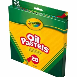 Crayola® Oil Pastels, Assorted Colors, Set Of 28 Pastels