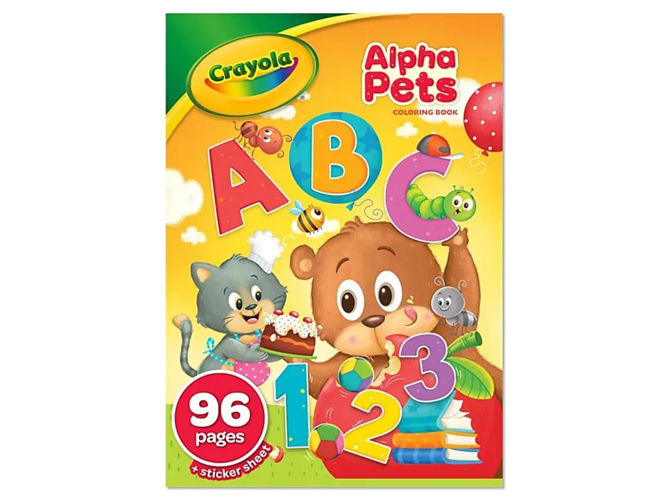 Crayola® 96-Page Alpha Pets Coloring Book