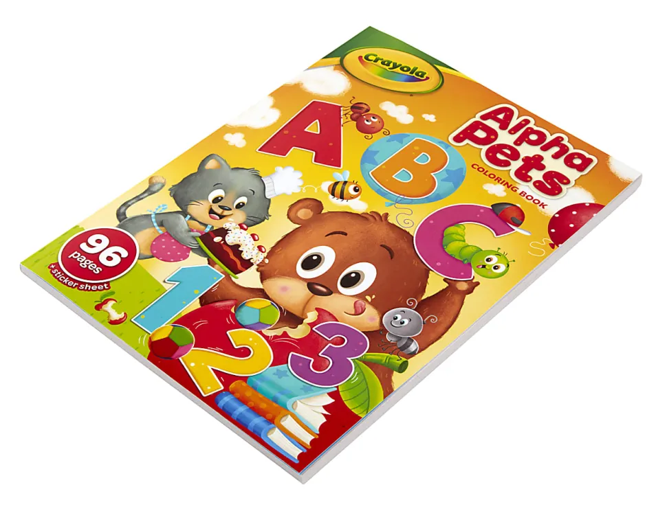 Crayola® 96-Page Alpha Pets Coloring Book