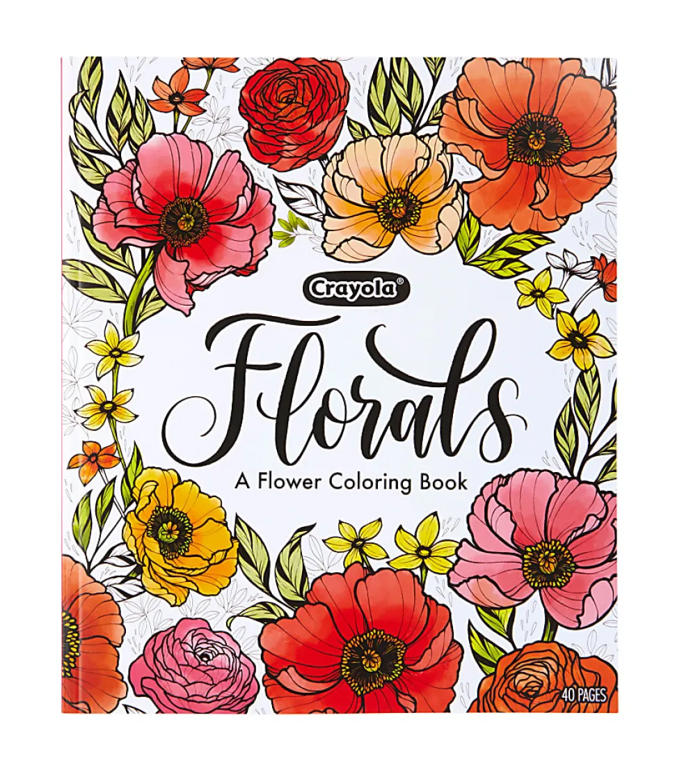 Crayola 40-Page Florals Coloring Book