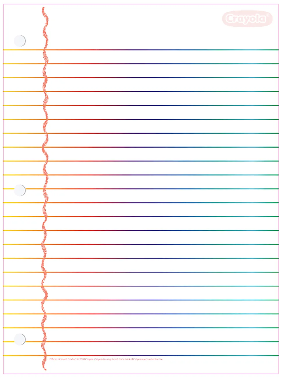 Crayola Peel & Stick Dry-Erase Decal, Note Paper, 17-1/2" x 23-1/2"