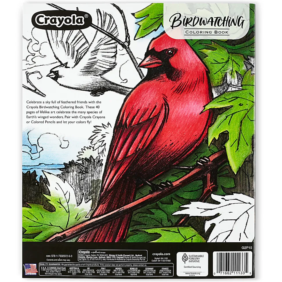 Crayola 40pg. Bird Watching Coloring