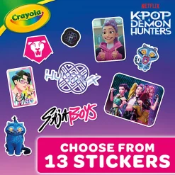 Crayola 96pg Coloring Book, K Pop Demon Hunters