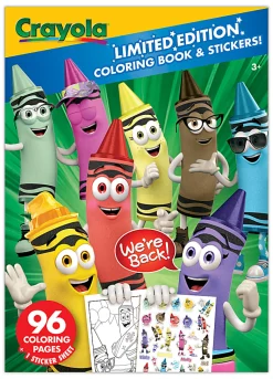 Crayola 96pg Coloring Book Limited Edition w/Sticker Sheets