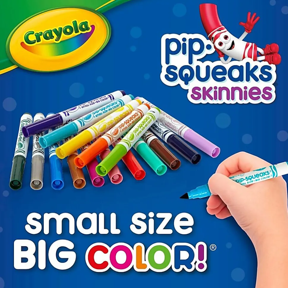 Crayola® Pip-Squeaks™ Skinnies Kids' Color Choice Box, Assorted Colors, Box Of 64