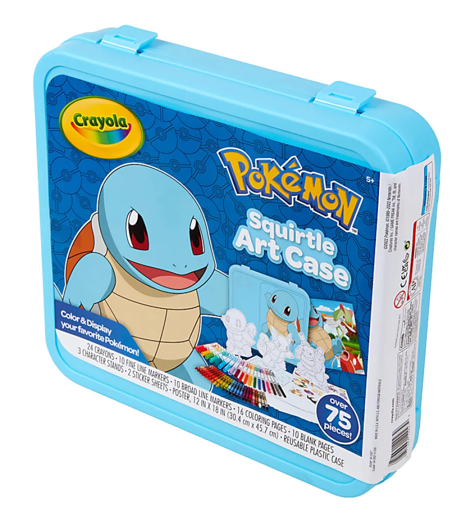 Crayola® Pokémon Squirtle Coloring Art Case, Case Of 75 Pieces