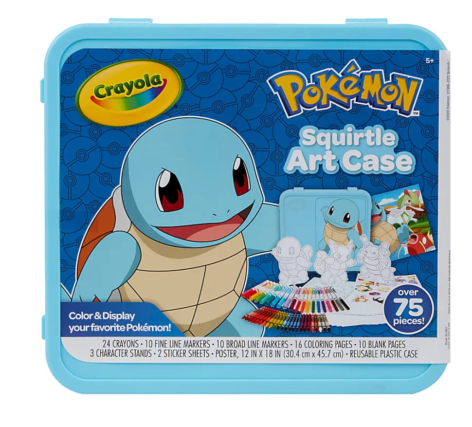 Crayola® Pokémon Squirtle Coloring Art Case, Case Of 75 Pieces