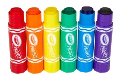 Crayola® Project Quick-Dry Paint Sticks, Assorted Colors, Pack Of 6 Sticks